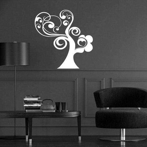 Exemple de stickers muraux: Arbre d'amour